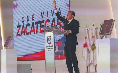 Zacatecas: asegura gobernador que la seguridad es su mayor logro