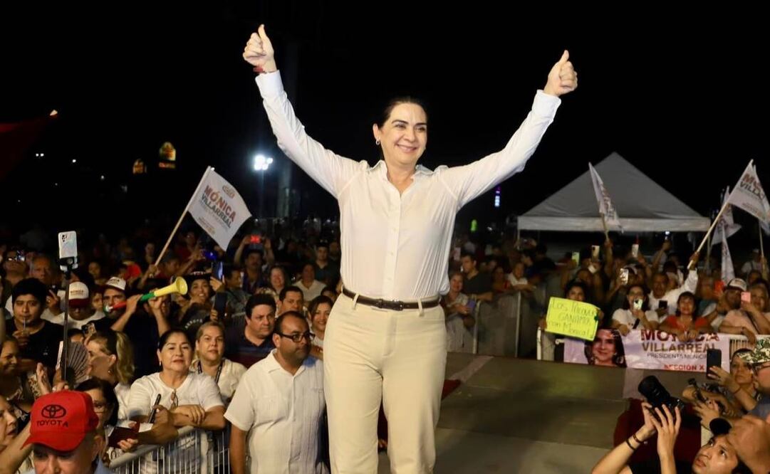 Mónica Zacil Villarreal Anaya, hermana del gobernador Américo Villarreal Anaya, postulada por la coalición “Sigamos Haciendo Historia” en Tampico / Foto: Especial