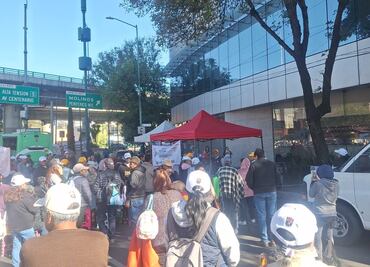 Cientos de personas bloquean Barranca del Muerto durante más de 8 horas; exigen tarifas de luz justas