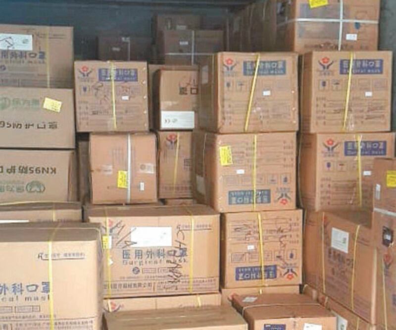 Apoyo. Los equipos de protección entregados por la Marina llegaron a almacenes del Insabi de 13 estados del país. Foto: TOMADA DE TWITTER