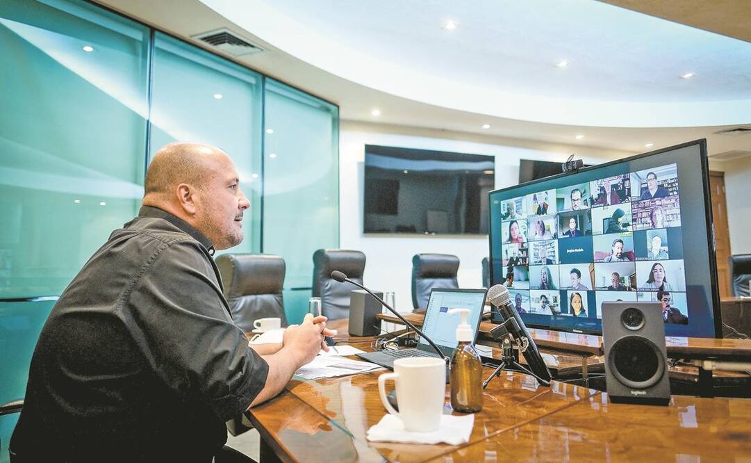 El mandatario de Jalisco, Enrique Alfaro, advirtió lo que significaría para su estado cobrar esos impuestos y que se quedaran ahí. Foto: GOBIERNO DE JALISCO