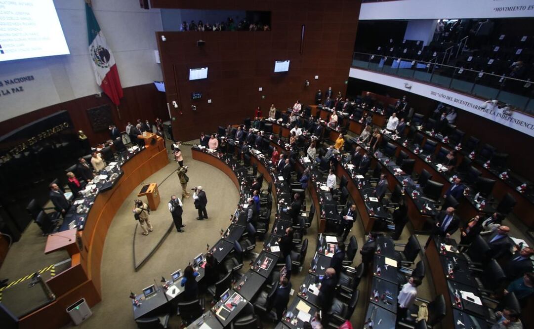Sesión en el senado para discutir reforma a la Guardia Nacional / Foto: Carlos Odín. EL UNIVERSAL