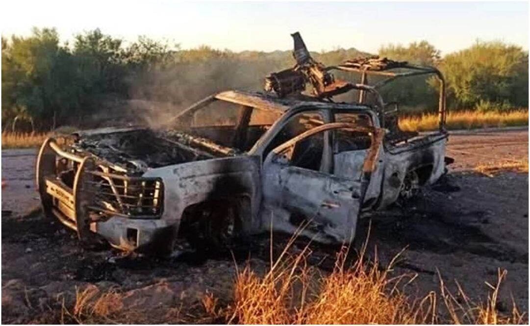 Emboscada a convoy militar en Oquitoa, Sonora. Foto: Especial
