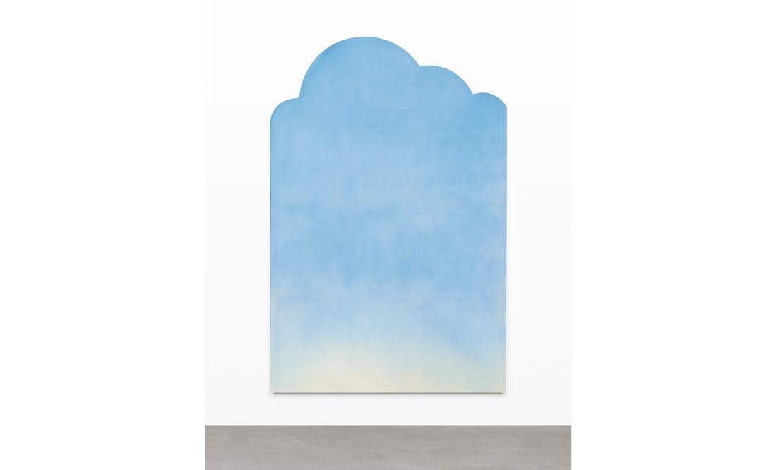 "zweiternovemberzweitau sendundvierzehn", de 2014, del artista Ugo Rondinone (Suiza, 1964); acrílico sobre lienzo. (FOTOS CORTESÍA GALERÍA OMR)