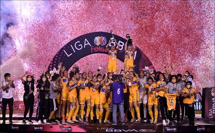 Tigres aplasta a Chivas y logra el histórico bicampeonato en la Liga MX Femenil