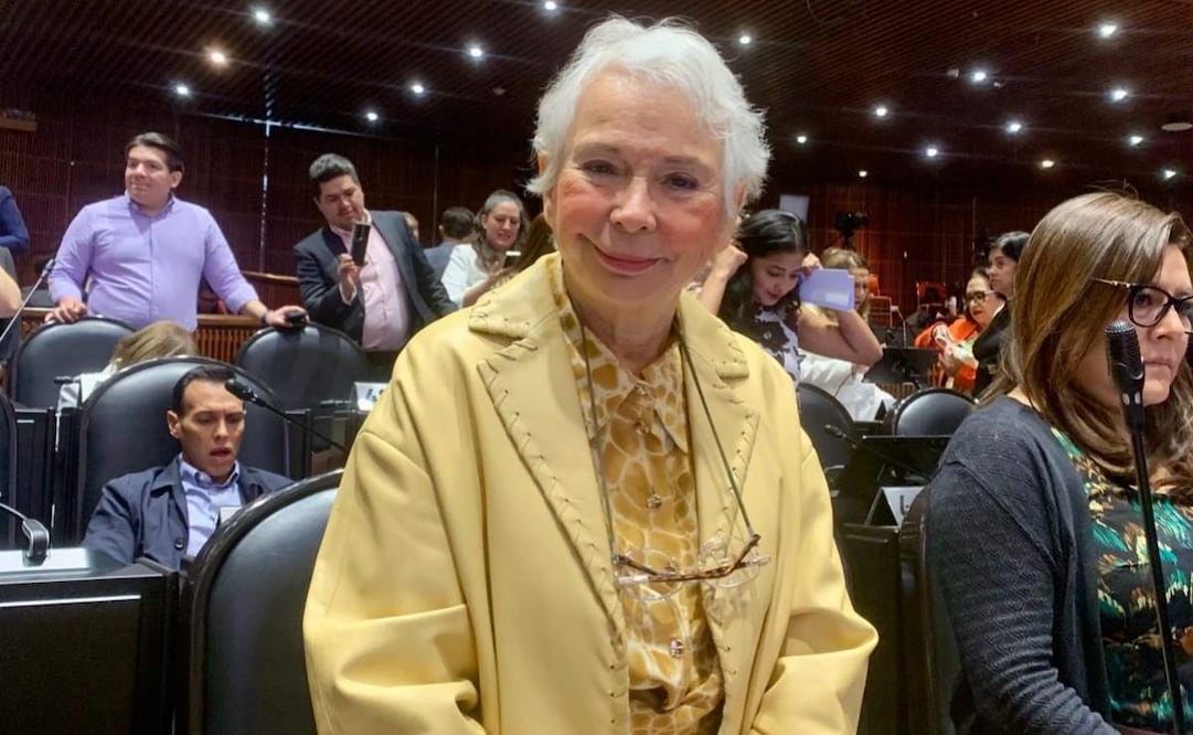 La diputada y ministra en retiro de la Suprema Corte de Justicia de la Nación (SCJN), Olga Sánchez Cordero. Foto: X @M_OlgaSCordero