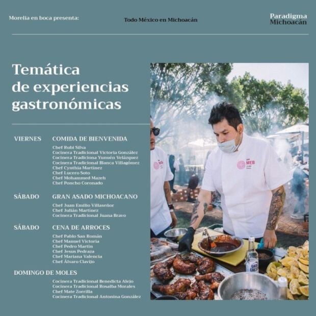 Llegó Morelia en Boca: esto encontrarás en el festival gastronómico