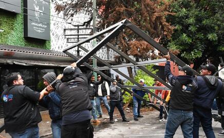 Avanza 70% la recuperación de espacio público en la colonia Nápoles; alcaldía BJ retira pérgolas de 42 comercios