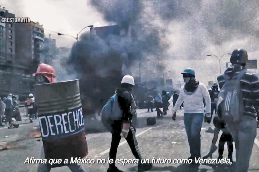El PRI pautó un mensaje llamado “Incong ruencia” en el que acusa a Andrés Manuel López Obrador de organizar y encabezar las marchas más caóticas entre mexicanos. “Piensa tu voto”, pide el tricolor (TOMADA DE YOUTUBE)