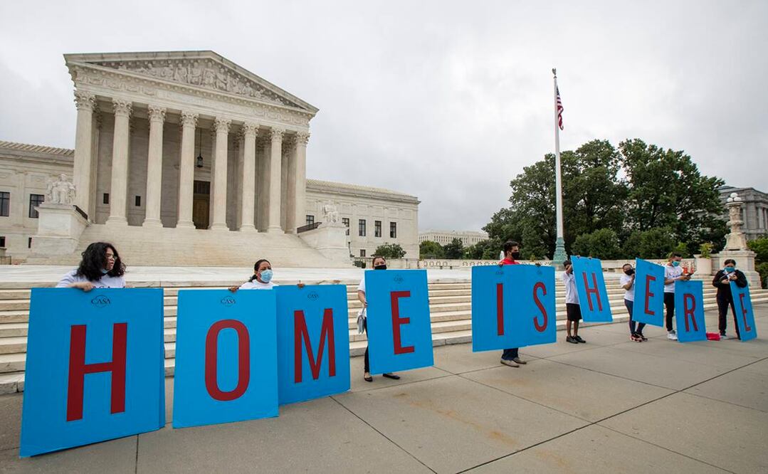 Manifestación a favor de los dreamers. Foto: AP