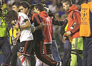 El día que los jugadores de River fueron atacados con gas pimienta