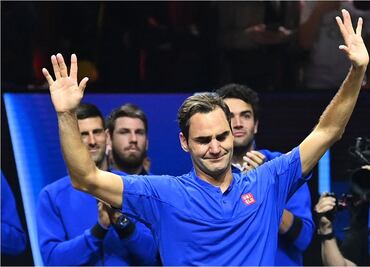 Apoteósica despedida del maestro Roger Federer