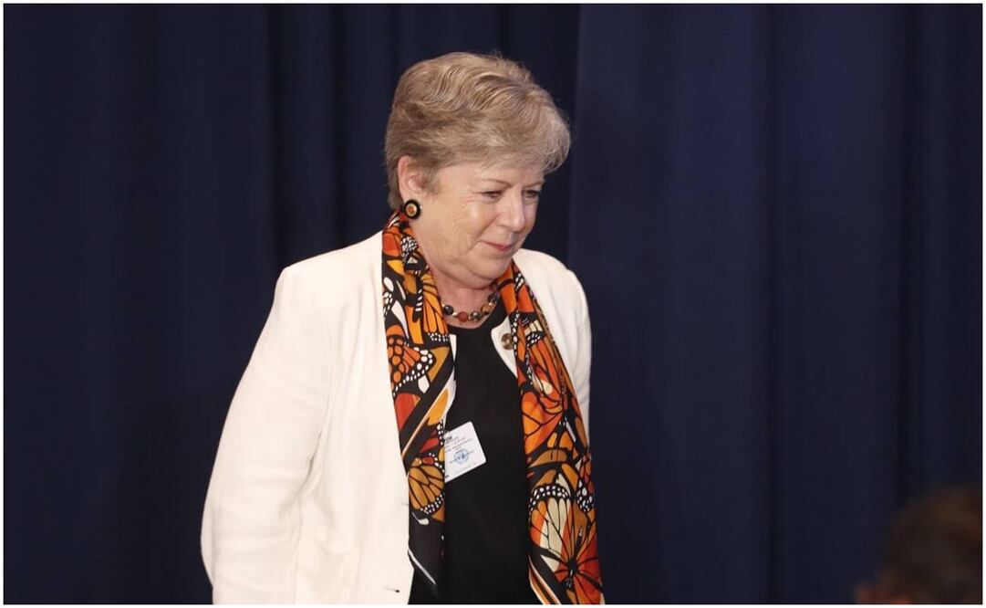 Alicia Bárcena, titular de la Secretaría de Relaciones Exteriores, asiste a la Asamblea General de la ONU. Foto: Especial