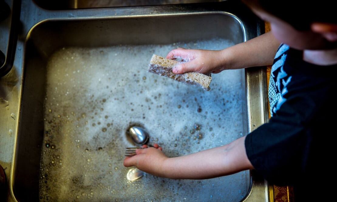 Tareas domésticas. Fuente: Pexels