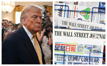 Trump demanda al Wall Street Journal y a Rupert Murdoch por publicar supuesta carta con su firma enviada a Epstein; exige 10 mil millones de dólares