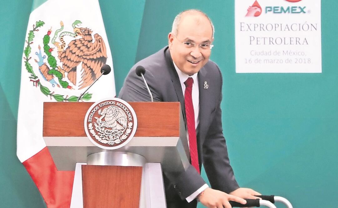 Competitividad. Carlos Treviño destacó que con la reforma energética, Pemex puede asociarse con otras empresas para ser más rentable. Foto: LUCÍA GODÍNEZ. EL UNIVERSAL