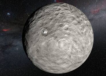 Hallan cambios extraños en puntos brillantes de Ceres