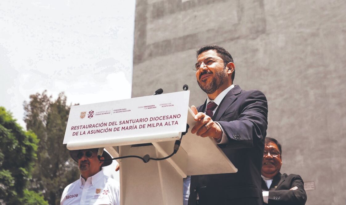 Autoridades entregaron ayer el Santuario Diocesano de la Asunción de María. Foto Especial