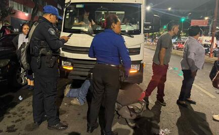Patrulla arrolla a motociclista en Tlatelolco; circulaba a exceso de velocidad