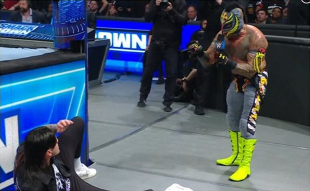 FOTO: ESPECIAL - Rey Mysterio en una función de la WWE