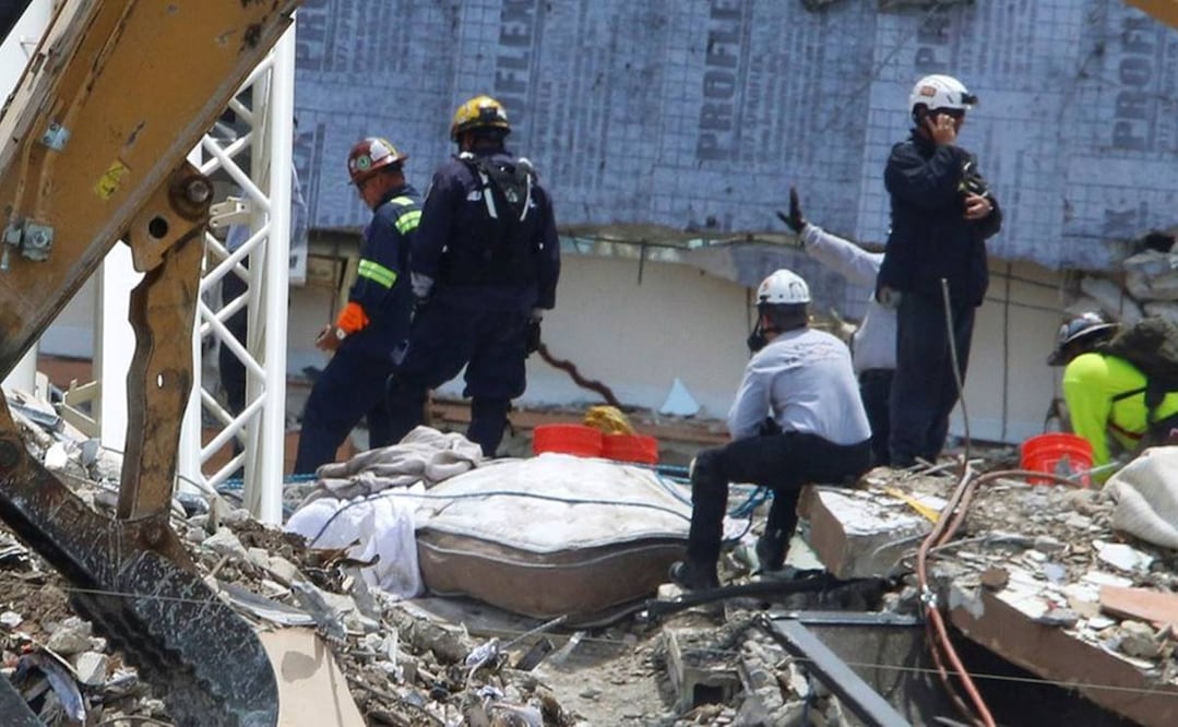 Derrumbe en Miami: ¿Cuánto tiempo puede sobrevivir una persona bajo los escombros?