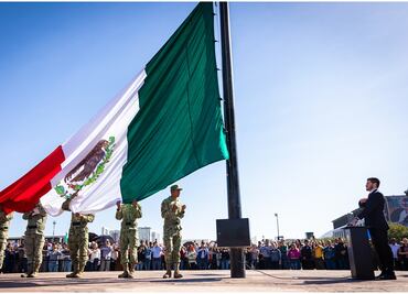 Conmemoran 114 Aniversario de la Revolución Mexicana en Nuevo León; Samuel García encabeza el desfile