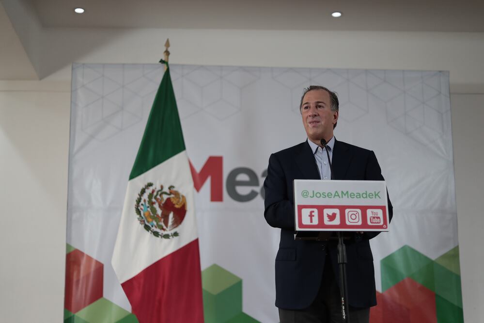 El aspirante presidencial de la coalición PRI, PVEM y Panal, José Antonio Meade. Foto: Archivo