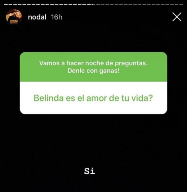 A Christian Nodal le gustaría casarse con Belinda 