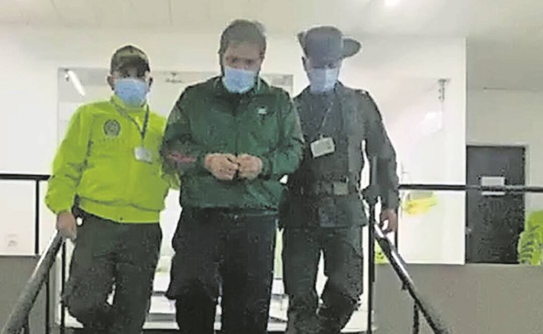 El mexicano Brian Olguín Verdugo, alias Pitt, del Cártel de Sinaloa, detenido en Colombia en abril. Foto: Polic+ia Nacional de Colombia.