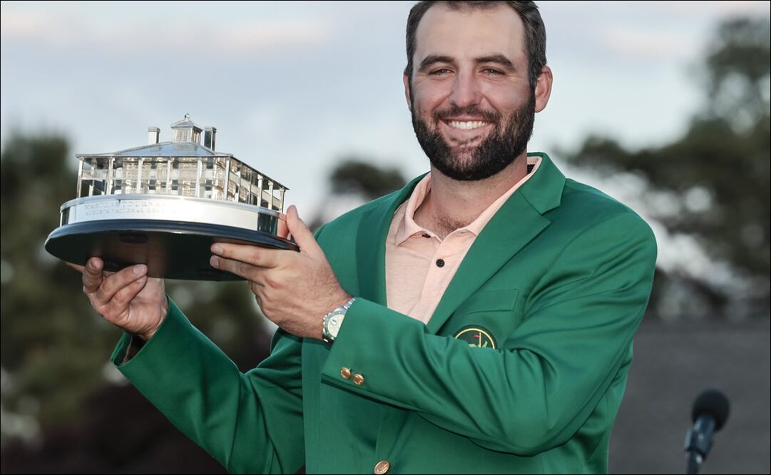 Scottie Scheffler y la chaqueta verde de campeón del Masters de Augusta / Foto: EFE