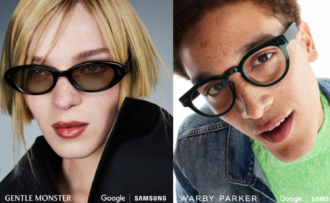 Google presenta sus nuevos lentes inteligentes con IA: así funcionan. Imagen: Samsung