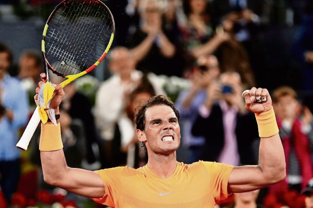 El mallorquín selló su pase a cuatros en Madrid al vencer a Schwartzman. (SUSANA VERA. REUTERS)