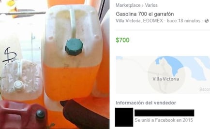 Venden gasolina en Facebook hasta en 700 pesos