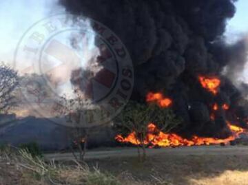 Reportan incendio en Río de los Remedios