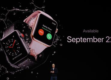 Apple presenta un reloj con celular incorporado