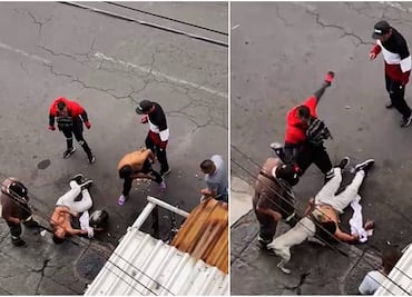 VIDEO ¡Hasta el perro lo mordió! Intentan linchar a sujeto que asaltó a un comprador de "auto fantasma"