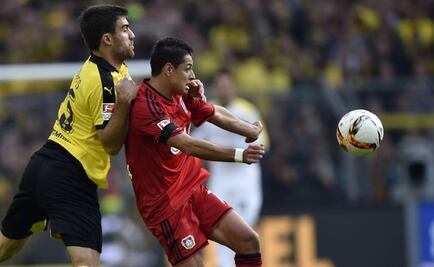 Dortmund hunde al Bayer; "Chicharito" queda a deber