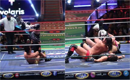 VIDEO: Luchador Dulce Gardenia se convulsiona por brutal castigo en la Arena México