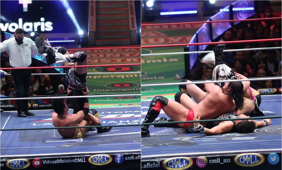 VIDEO: Luchador Dulce Gardenia se convulsiona por brutal castigo en la Arena México / FOTO: ESPECIAL