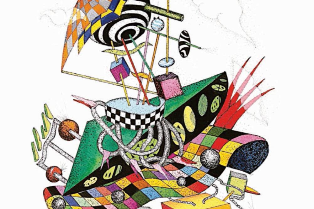 El libro incluye cinco pinturas realizadas por Fernando del Paso (IMAGEN CORTESÍA DE EL COLEGIO NACIONAL)