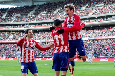 Griezmann comanda goleada del Atlético 