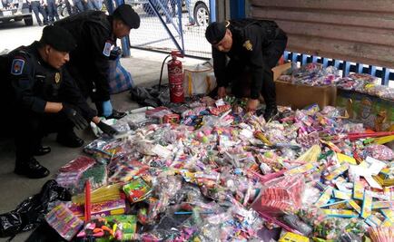 Decomisan una tonelada de pirotecnia en La Merced