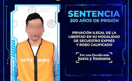 Sujeto es sentenciado a 200 años en Aguascalientes por robo y secuestro exprés; caso ocurrió en 2022