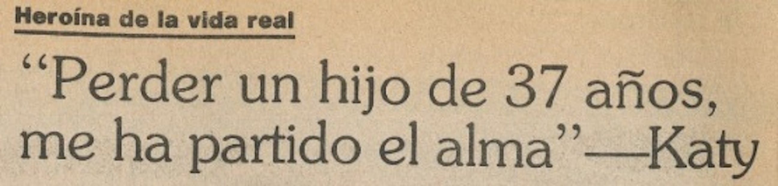 La actriz Katy Jurado habló abiertamente del dolor que sentía por la muerte de su hijo ocurrida en 1981.
Hemeroteca EL UNIVERSAL. 
