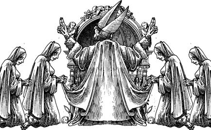 El Papa y sus doncellas