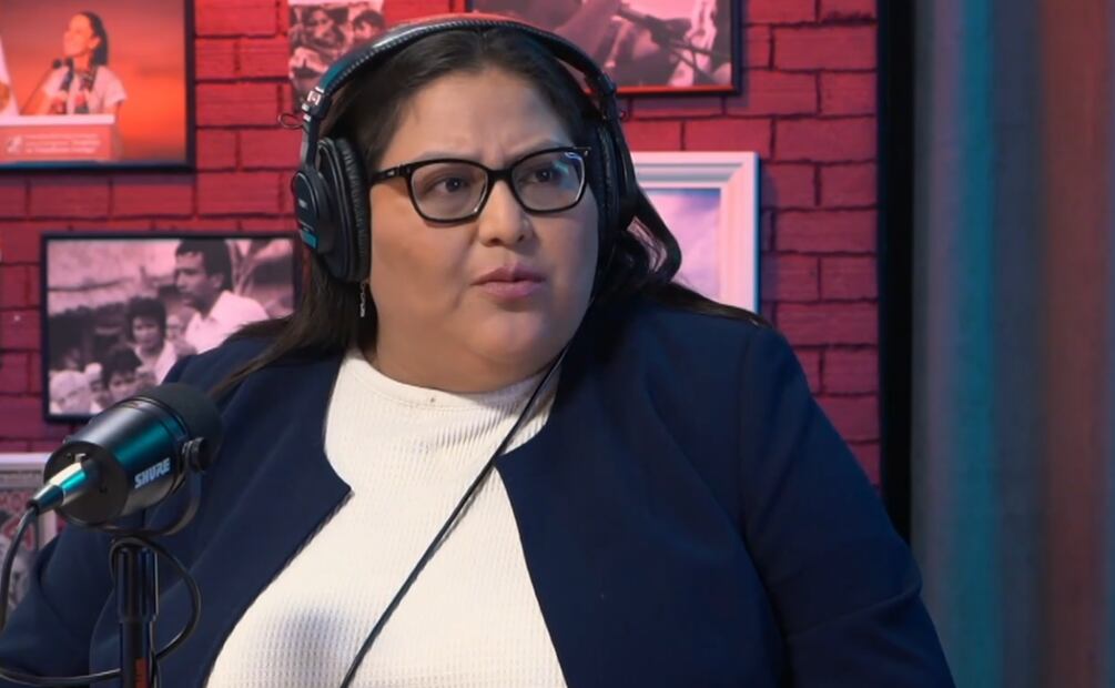 Citlalli Hernández, titular de la Secretaría de Mujeres (06/11/2025). Foto: Captura de pantalla