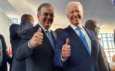 Marcelo Ebrard agradece a Joe Biden “su trato y consideración” para México