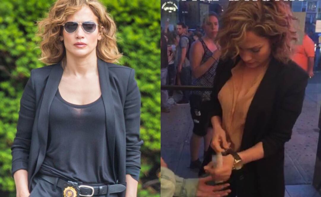 Luego de la imagen en donde se le ve quitándose su valiosa pieza, Jennifer publicó otro video en donde se ve en medio de varios fans. FOTO: Tomadas del portal E!Online