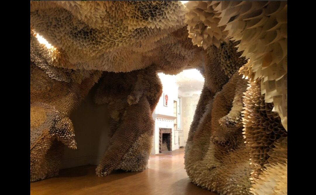 Instalación de Samuelle Green en Governors Island Art Fair en Nueva York. Foto:Twitter Gov_Island