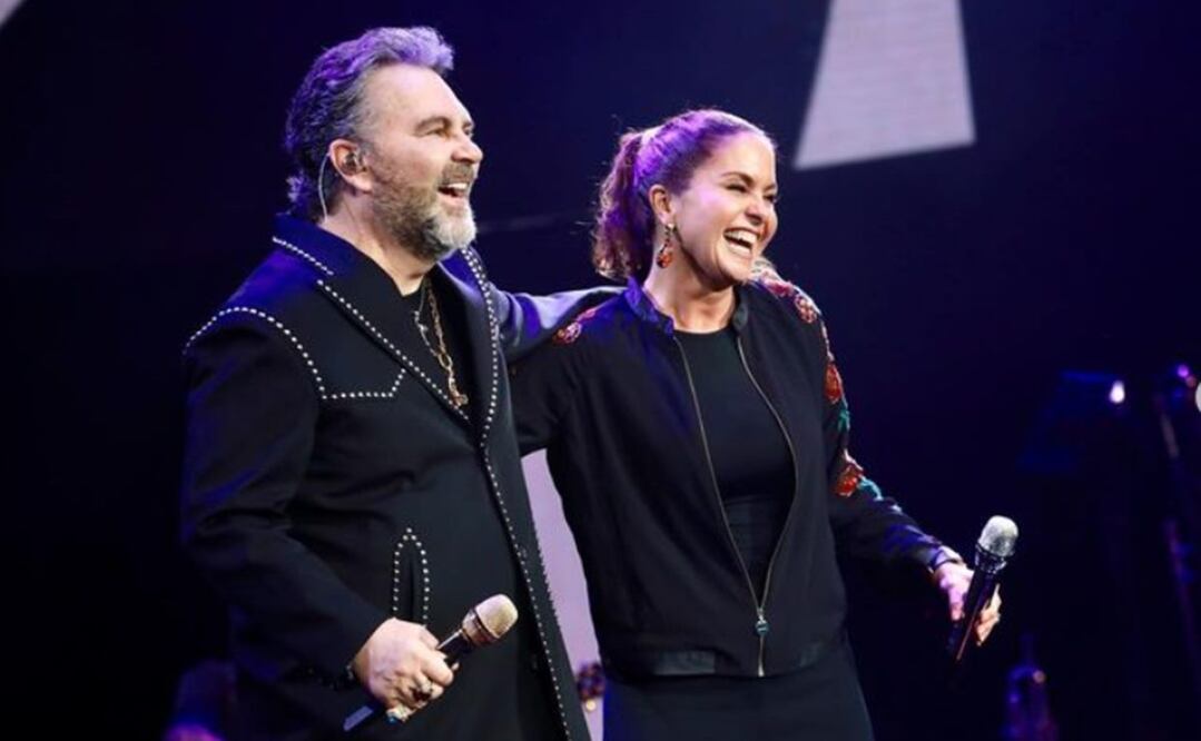 Mijares y Lucero cantan juntos "canción de ardidos". Foto: Instagram Mijares.